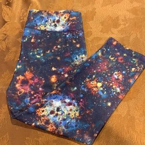 Galaxy design Yoga pants